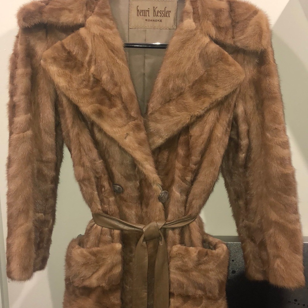 VINTAGE 1980’s MINK COAT by HENRI KESSLER